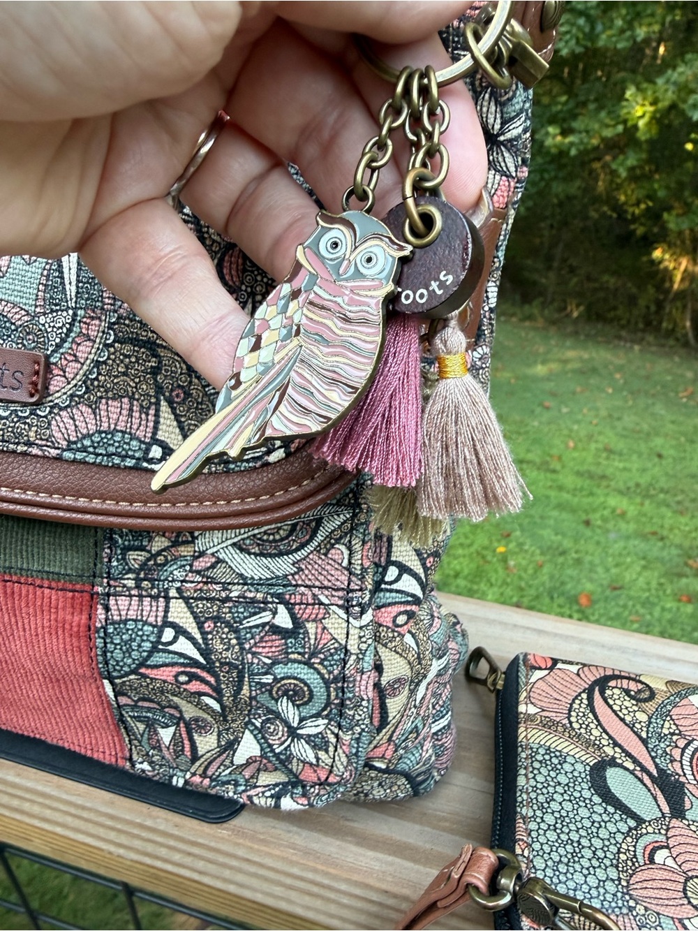 Sakroots Crossbody Bag & Matching Wristlet Wallet Set: Sienna Spirit Desert - Picture 8 of 8